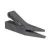 Staubli Black Crocodile Clip Brass Contact 10A Insulated 64.9209-21