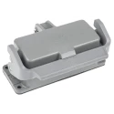 HARTING Han B Range Heavy Duty Power Connector Housing Bulkhead Mount Die Cast Aluminium IP65 1 Lever 16B 09300160306