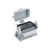 HARTING Han B Range Heavy Duty Power Connector Housing 1 Lever Surface Mount, Die Cast Aluminium Body, IP65 09300161295