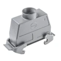 HARTING Han B Range Heavy Duty Power Connector Hood 2 Lever, Die Cast Aluminium Body, IP65, 24B 09300240731