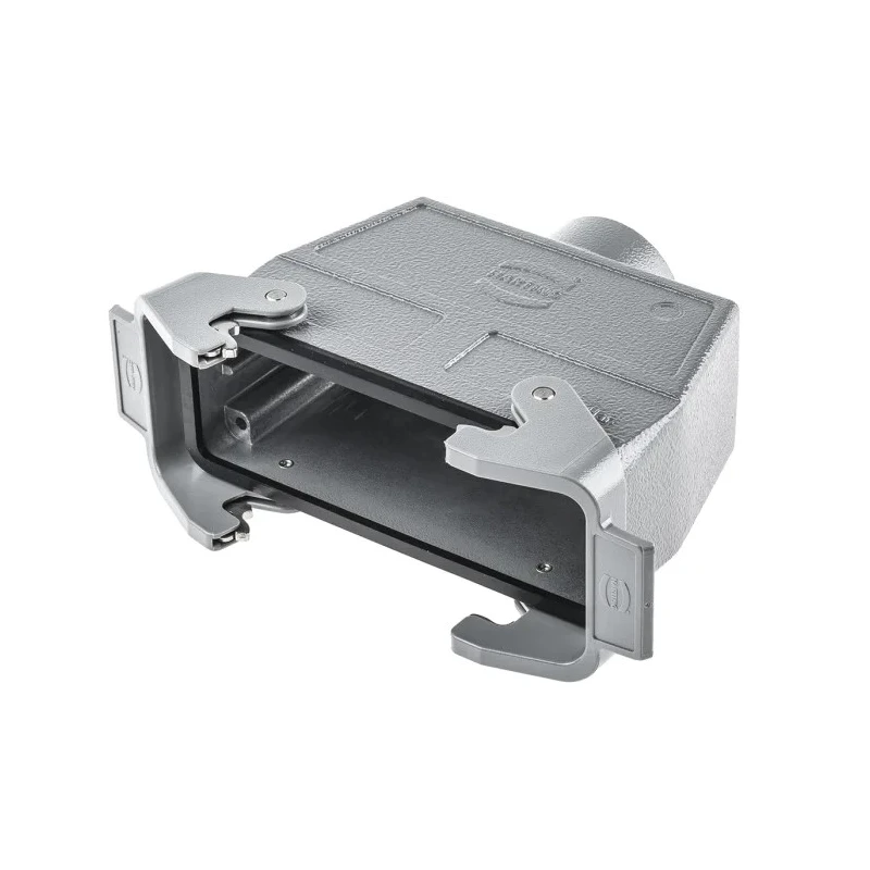 HARTING Han B Range Heavy Duty Power Connector Hood 2 Lever, Die Cast Aluminium Body, IP65, 24B 09300240731