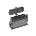 HARTING Han B Range Heavy Duty Power Connector Hood 1 Lever Surface Mount Die Cast Aluminium 09300241255