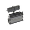 HARTING Han B Range Heavy Duty Power Connector Hood 1 Lever Surface Mount Die Cast Aluminium 09300241255