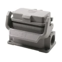 HARTING Han B Range Heavy Duty Power Connector Housing Surface Mount Die Cast Aluminium IP65 10B 09300101296