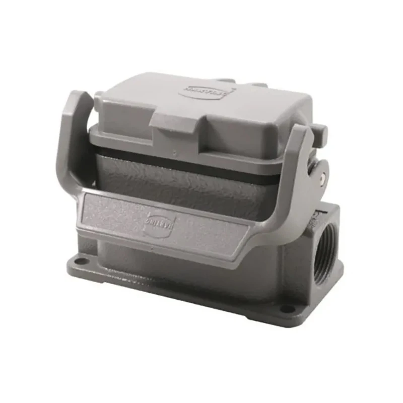 HARTING Han B Range Heavy Duty Power Connector Housing Surface Mount Die Cast Aluminium IP65 10B 09300101296