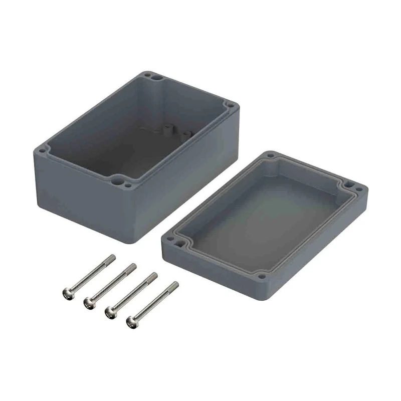 Bopla Euromas Polymas Series Polyamide Enclosure IP65 Silver 57 mm x 125 mm x 80 mm 38110000 PK 110