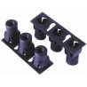 HellermannTyton Connectivity Rack Snap Fixing RS110 Series 854-40001 387-8159 854-40001 387-8159 - RACK SNAP KIT (BAG OF 10)