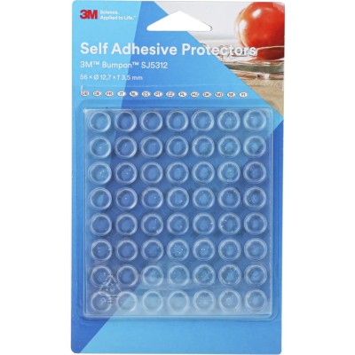 RS PRO Cylindrical Polyurethane Self-Adhesive Feet, 12.7 mm Diameter x 12.7 mm Width x 3.5 mm Length SJ5312