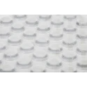 RS PRO Cylindrical Polyurethane Self-Adhesive Feet, 12.7 mm Diameter x 12.7 mm Width x 3.5 mm Length SJ5312