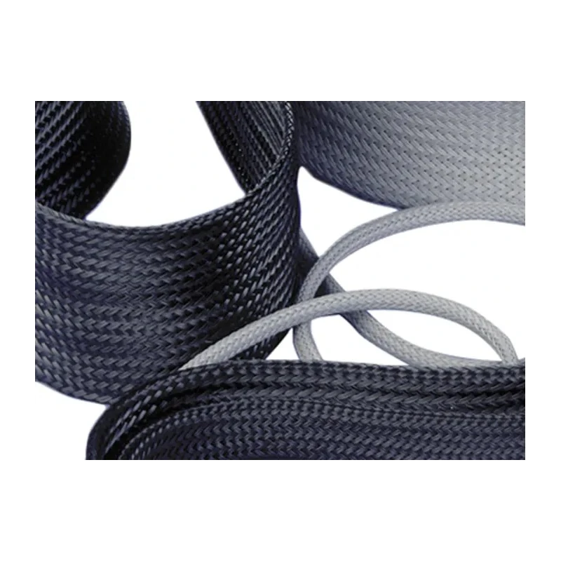 PMA Braided Polyamide Black Cable Sleeve 50m Length 24-31 mm Diameter High Temperature Resistance F.66.25SW