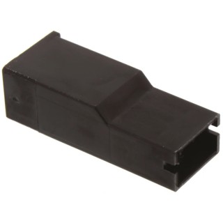 TE Connectivity Positive Lock .250 1 Way Polyamide Crimp Terminal Housing, Black 154719-0