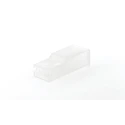 TE Connectivity Positive Lock .250 1 Way Polyamide Crimp Terminal Housing Natural 154719-1