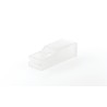 TE Connectivity Positive Lock .250 1 Way Polyamide Crimp Terminal Housing Natural 154719-1
