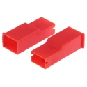 TE Connectivity Polyamide Positive Lock .250 1 Way Red Crimp Terminal Housing 24.26mm 154719-2