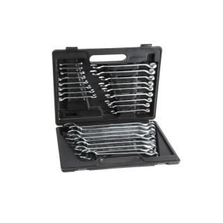 RS PRO 26-Piece Chrome Vanadium Steel Combination Spanner Set 6 to 30 mm Sizes 388-3690
