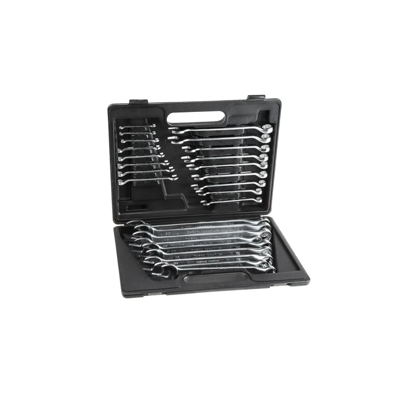 RS PRO 26-Piece Chrome Vanadium Steel Combination Spanner Set 6 to 30 mm Sizes 388-3690