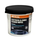 Mykal Industries Electrical Cable Wet Wipes Tub of 150, 250 x 300 mm 0003ELECTNCABLE