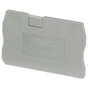 Phoenix Contact D-ST Series Grey Polyamide End Cover for Use with DIN Rail Terminal Blocks 3030417