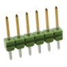 TE Connectivity AMPMODU MOD II Series Straight Through Hole Pin Header, 6 Contacts, 2.54 mm Pitch, 1 Row, Unshrouded 825433-6