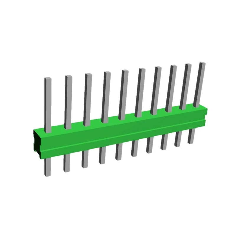 TE Connectivity AMPMODU MOD II Series Straight Through Hole Pin Header, 10 Contacts, 2.54 mm Pitch, 1 Row 1-825433-0