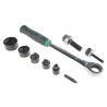 Greenlee 10 Piece Punch & Die Set ISO 16/20/25/32/40 Circular Hole Sizes Manual Operation Slug Buster Series 50366920