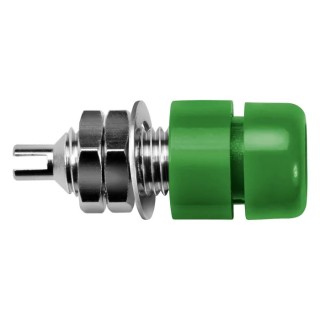 Schutzinger Green Female Banana Socket 4 mm Connector Solder Termination 20A IBU 401/GN