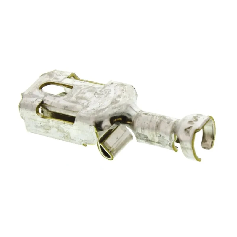 TE Connectivity Positive Lock Black Uninsulated Female Spade Connector Crimp 6.35 x 0.81 mm Tab Size 341002-6