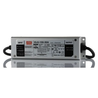 MEAN WELL IP65 1 Output LED Driver, 36V, 150 W, 900mA Potentiometer Dimmable 