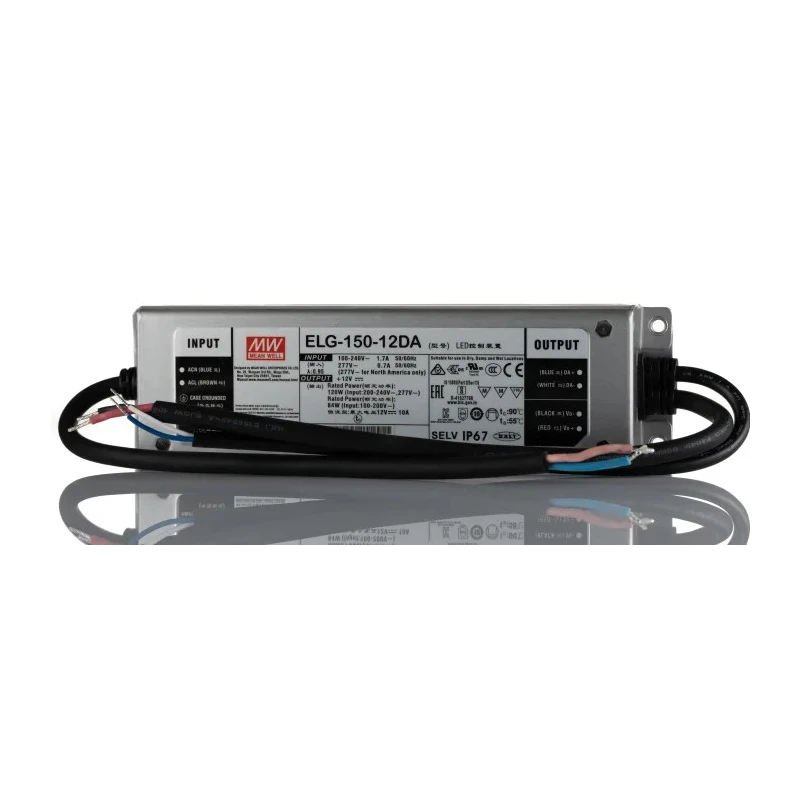 MEAN WELL 12V 120W 900mA IP67 1 Output DALI LED Driver 