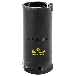 Starrett 25 mm Diameter Tungsten Carbide Tipped Drill Bit for Wood, Plasterboard, Plastic, Ceramic Wall Tiles, MDF MPH0100