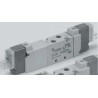 SMC Pneumatic Solenoid Valve 5/2 Solenoid Metric 24V DC Die Cast Aluminium Body SYJ5000