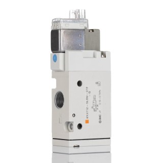 SMC Pneumatic Solenoid Valve 3/2 NC Solenoid/Spring G 1/8 Port Size 24V DC 0.55W Power SYJ700 