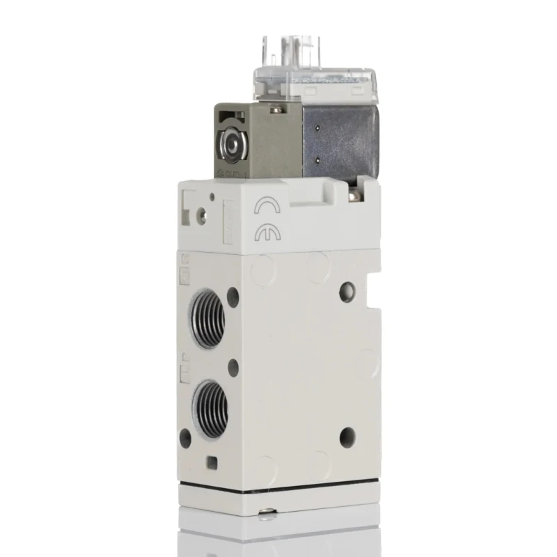 SMC Pneumatic Solenoid Valve 3/2 NC Solenoid/Spring G 1/8 Port Size 24V DC 0.55W Power SYJ700 