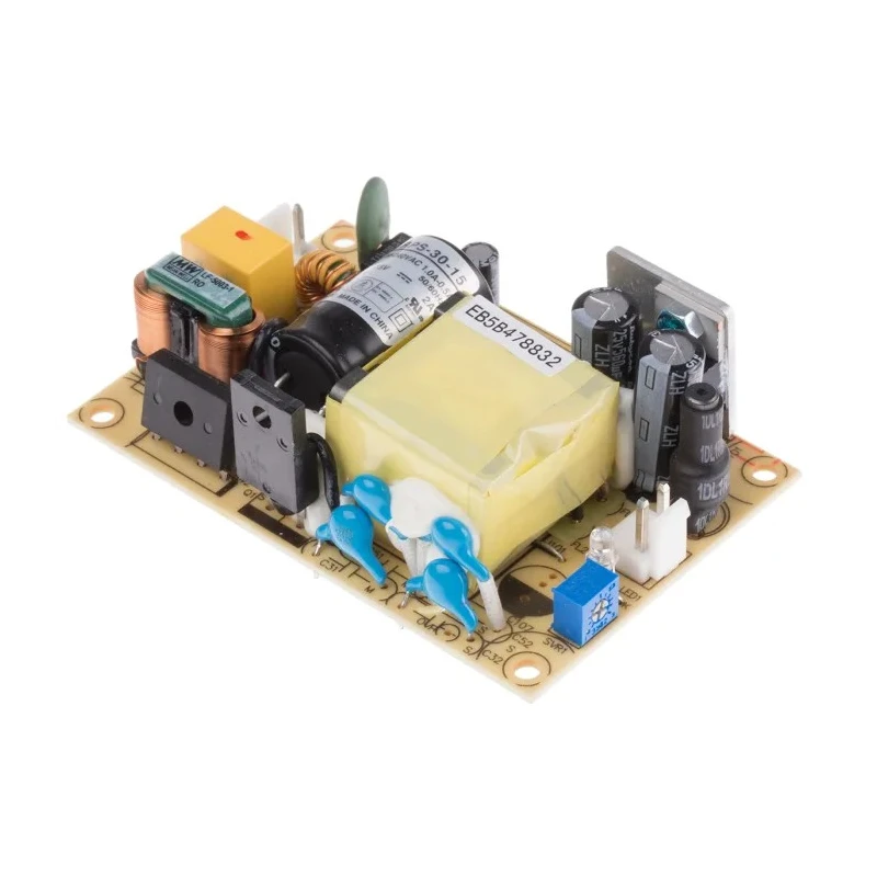 MEAN WELL RPS-30-15 Switching Power Supply 15V DC 30W 2A Output PCB Mount RPS-30-15