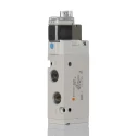 SMC Pneumatic Solenoid Valve 5/2 Solenoid/Spring G 1/8 Port 24V DC Die Cast Aluminium Body SYJ7000