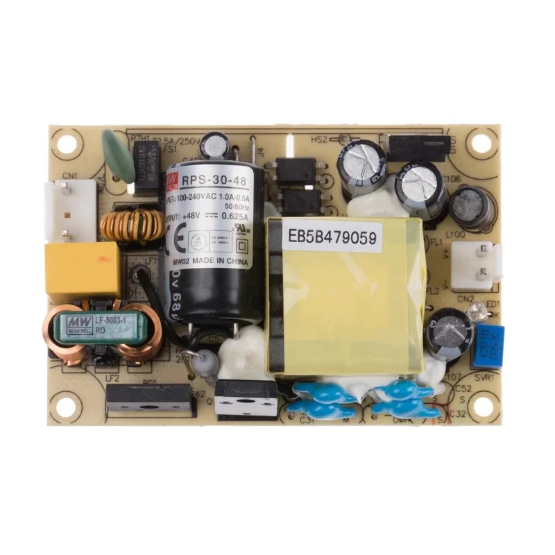 MEAN WELL RPS-30-48 30W PCB Mount Switching Power Supply 48V DC 80-264V AC Input RPS-30-48