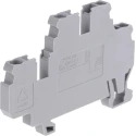 WAGO 870 Series Terminal Block Grey, 2-Level, Cage Clamp, 2.5mm², 500V, 24A Current 870-501
