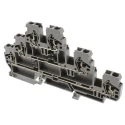 WAGO 870 Series Terminal Block Grey, 2.5mm², 3-Level, Cage Clamp 870-551