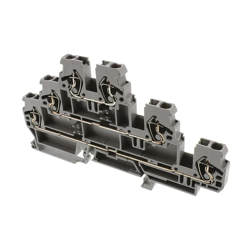 WAGO 870 Series Terminal Block Grey, 2.5mm², 3-Level, Cage Clamp 870-551