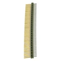 TE Connectivity AMPMODU MOD II Series Straight Through Hole Pin Header 50 Contacts 2.54 mm Pitch 1 Row Unshrouded 5-825433-0