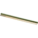 TE Connectivity AMPMODU MOD II Series Straight Through Hole Pin Header, 100 Contacts, 2 Row, 2.54 mm Pitch, Brass 5-825440-0