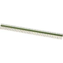 TE Connectivity AMPMODU MOD II Series Right Angle Through Hole Pin Header 50 Contacts 2.54 mm Pitch 1 Row 5-825437-0