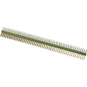 TE Connectivity AMPMODU MOD II Series Right Angle Through Hole Pin Header, 100 Contacts, 2.54 mm Pitch, 2 Row, 3A 5-825457-0