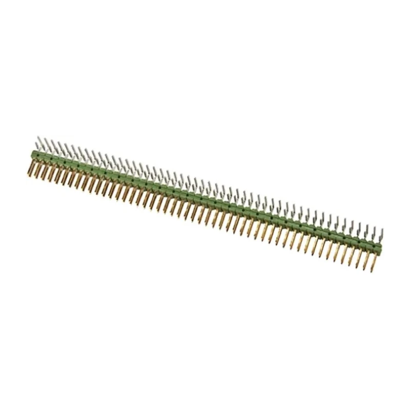 TE Connectivity AMPMODU MOD II Series Right Angle Through Hole Pin Header, 100 Contacts, 2.54 mm Pitch, 2 Row, 3A 5-825457-0