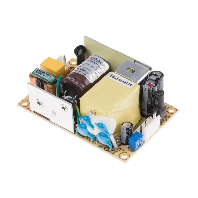 MEAN WELL RPS-65-24 Switching Power Supply 24V DC 65W 80-264V AC Input PCB Mount RPS-65-24
