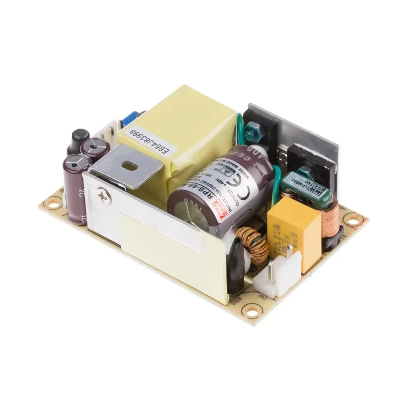 MEAN WELL RPS-65-48 Switching Power Supply 48V DC 65W 80-264V AC Input PCB Mount RPS-65-48