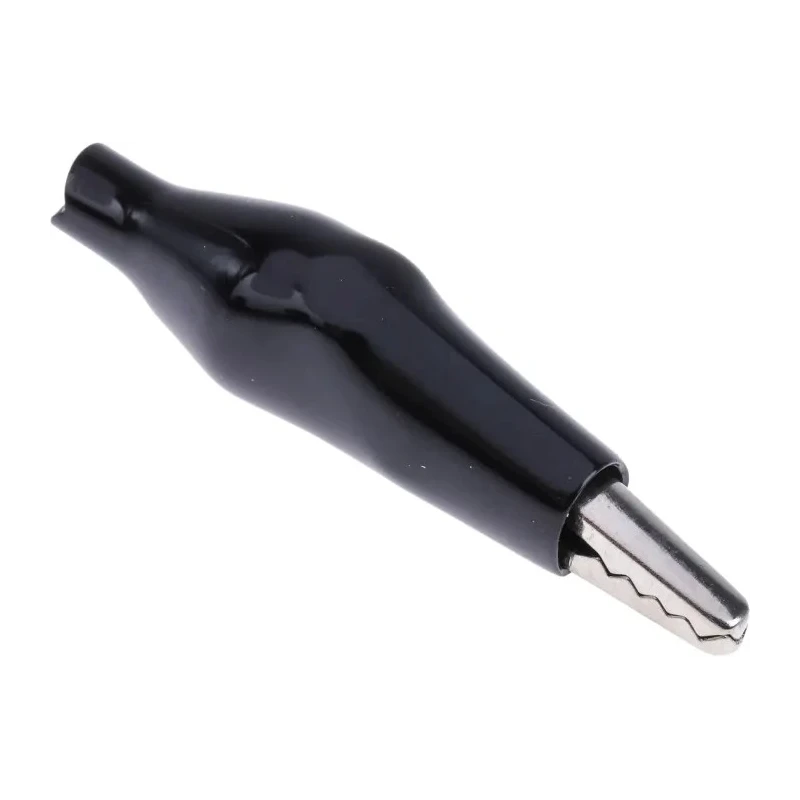 Orbitec Black Crocodile Clip Insulated Vinyl Material 6mm Jaw Opening 63-26606E PKTS.OF 10