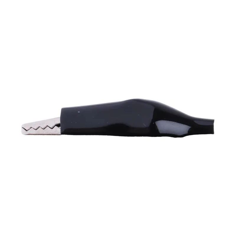Orbitec Black Crocodile Clip Insulated Vinyl Material 6mm Jaw Opening 63-26606E PKTS.OF 10