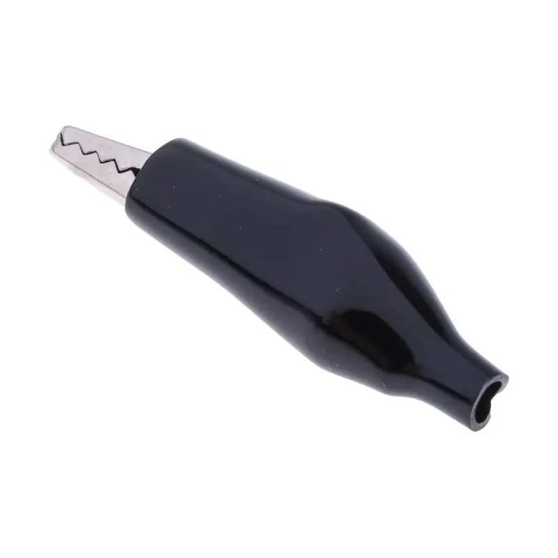 Orbitec Black Crocodile Clip Insulated Vinyl Material 6mm Jaw Opening 63-26606E PKTS.OF 10