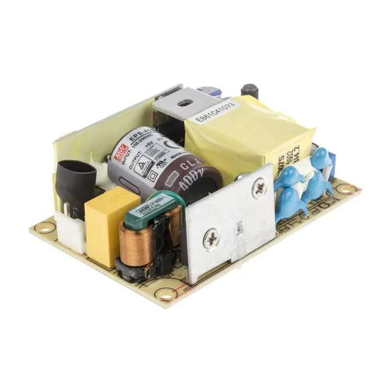 MEAN WELL EPS-45S-5 Switching Power Supply 5V DC 40W 8A Chassis Mount 82% Efficiency EPS-45S